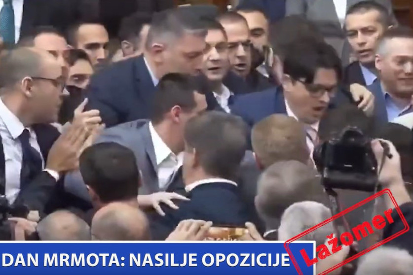 Lažomer: Dan mrmota - Nasilje opozicije (VIDEO)
