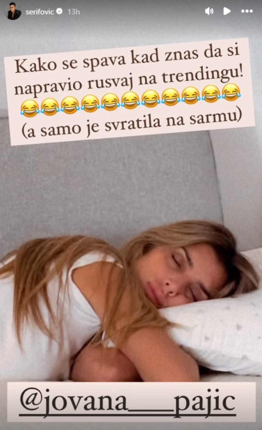 Šerifovićevoj koleginica svratila na sarmu, pa zaspala! Hit detalj iz doma pevačice (FOTO)