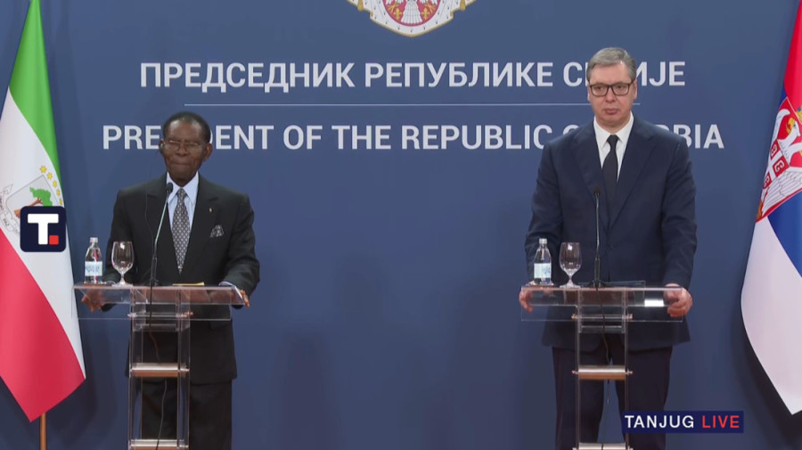 Vučić sa predsednikom Ekvatorijalne Gvineje: Hvala na podršci koju pružate teritorijalnom integritetu Srbije, na podršci u UN (FOTO)