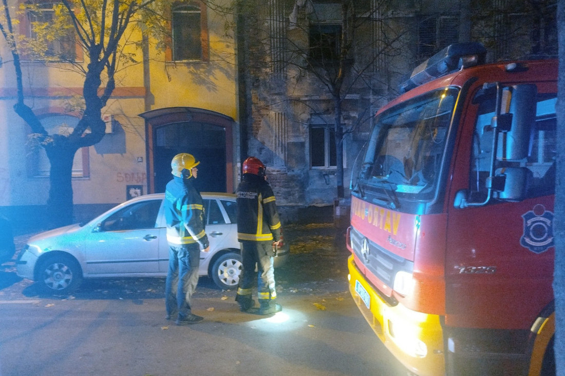 Požar na Terazijama! Sumnja se da je ovo uzrok