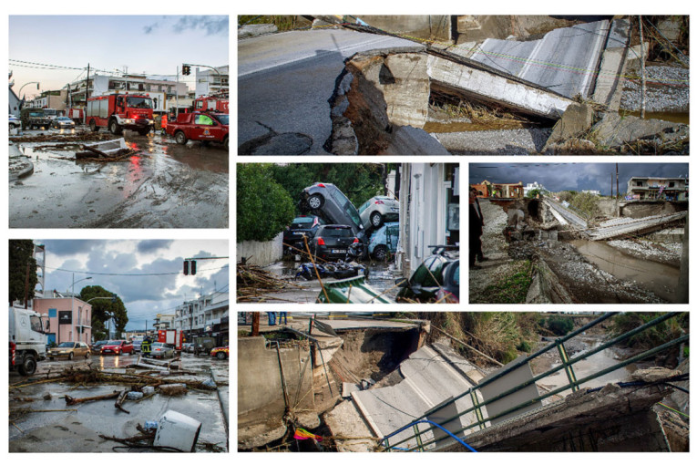 Srušio se most, ima stradalih, automobili nagomilani na ulicama Rodosa! Evakuacija u toku, prekinut železnički saobraćaj (FOTO/ VIDEO)