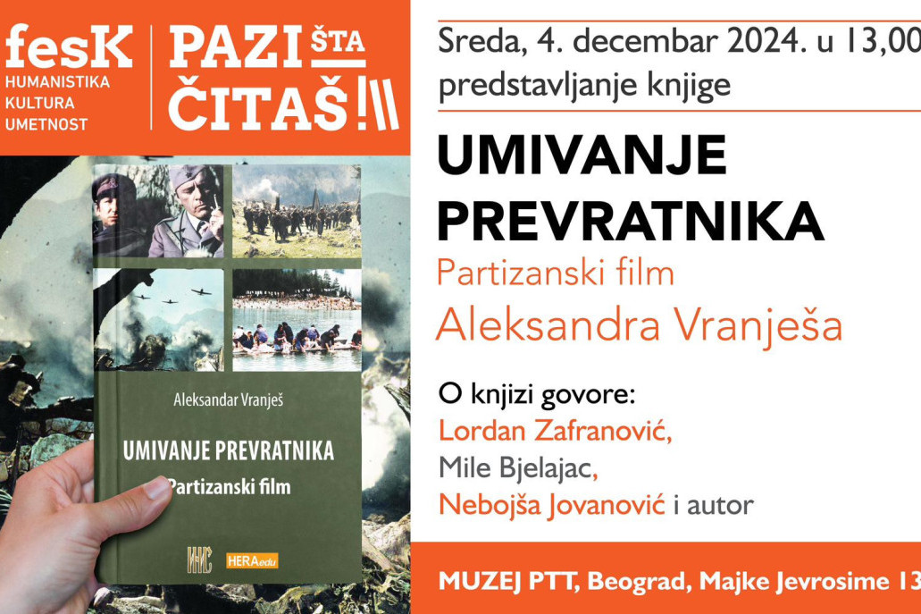 Predstavljanje knjige "Umivanje prevratnika" Aleksandra Vranješa