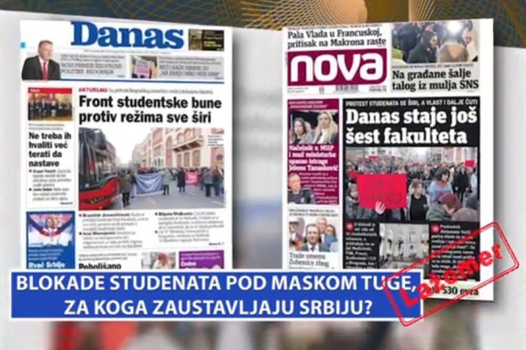 Lažomer: Blokade studenata pod maskom tuge, ali za koga oni zapravo zaustavljaju Srbiju? (VIDEO)