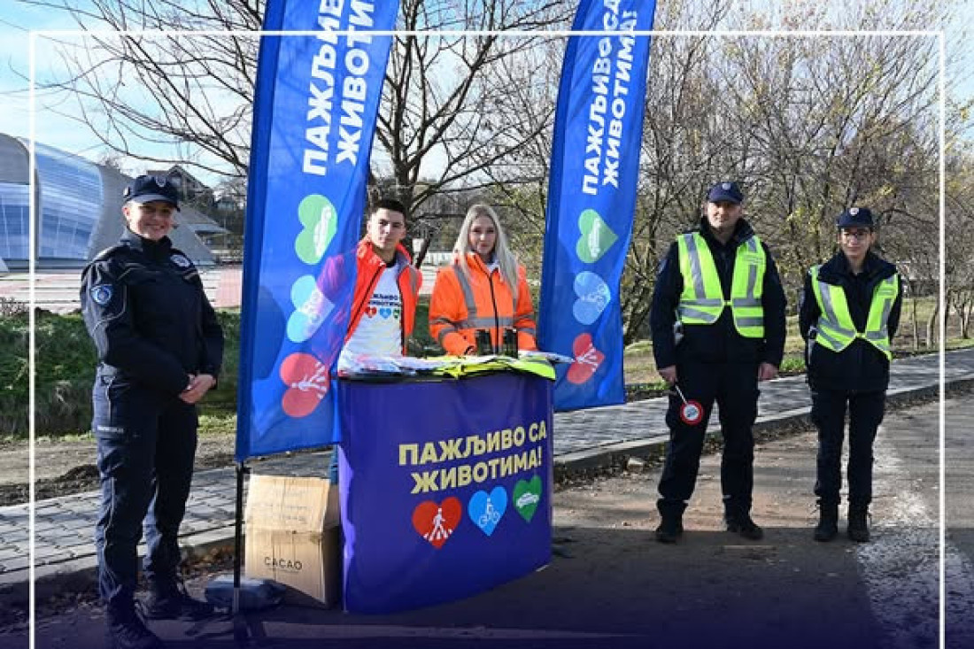 Kampanja za bezbednost u saobraćaju održana u Inđiji