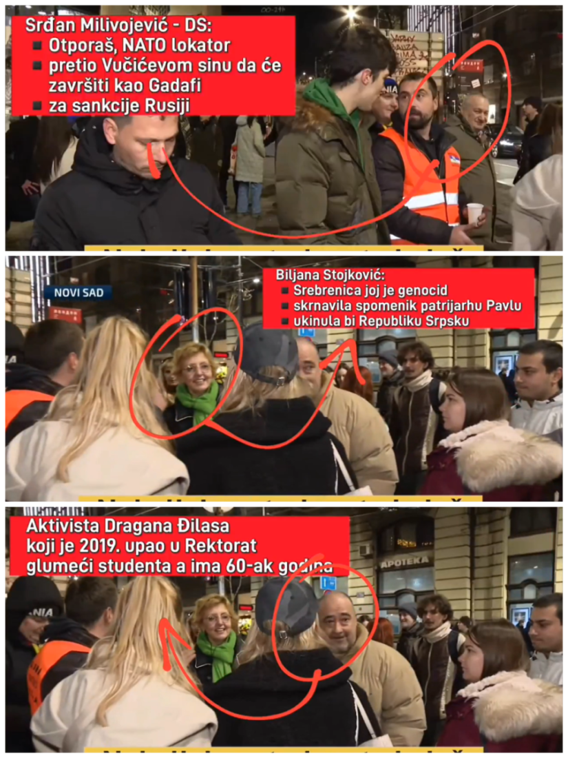 Sve "student" do "studenta"! Kamera usnimila najveće antisrbe na sinoćnjem protestu (VIDEO)