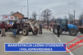 Lažomer: Manifestacija lažnih studenata i poljoprivrednika (VIDEO)