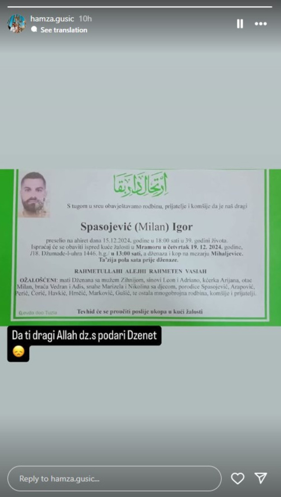 Tuga u domu takmičara "Zvezda Granda": Oglasio se s velikim bolom