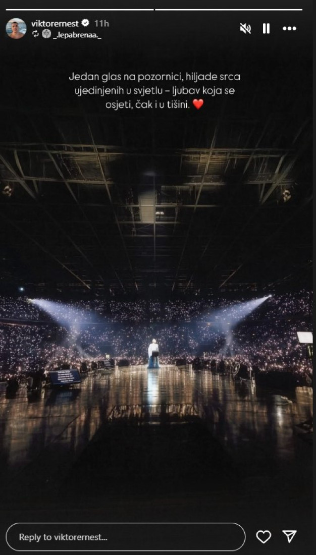 "Ljubav se oseti, čak i u tišini!" Oglasio se Viktor Živojinović nakon što je Brena polomila nogu: Objavio emotivnu poruku!