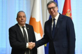 Predsednik Vučić sa Vasilisom Palmasom: Odnosi između Srbije i Kipra zasnovani na čvrstom prijatelјstvu (FOTO)
