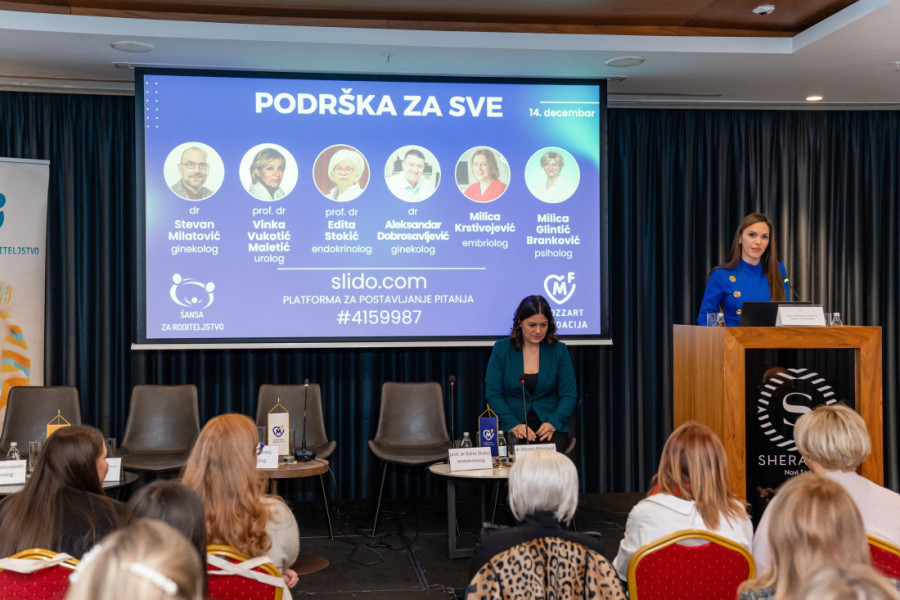 NAJVAŽNIJA JE VERA U CILJ: Ogromno interesovanje Novosađana za tribinu o lečenju neplodnosti