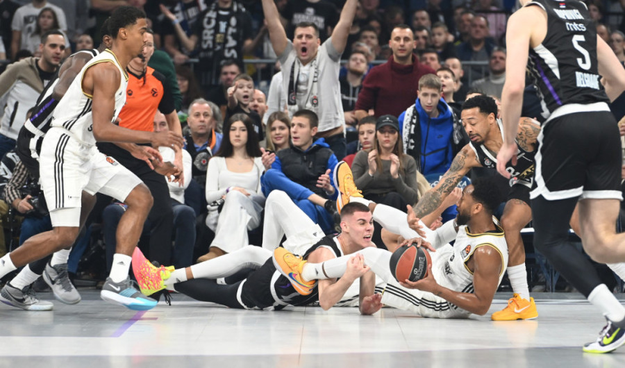 Partizan ostao bez daha! Asvel u Areni prekinuo trijumfalni niz Valjka!