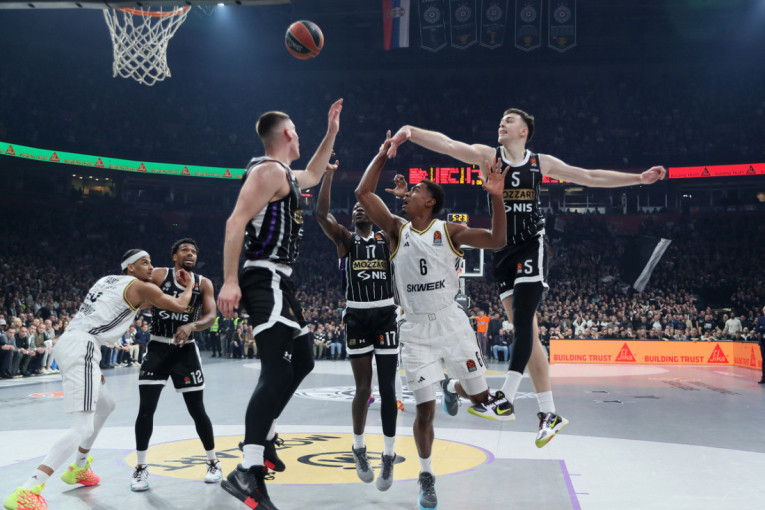 Partizan ostao bez daha! Asvel u Areni prekinuo trijumfalni niz Valjka!