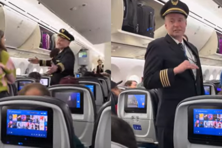 Pilot izašao iz kokpita među putnike i prozvao jednog od njih, a onda se ceo avion oduševio: Ova žena mi je spasla život (VIDEO)