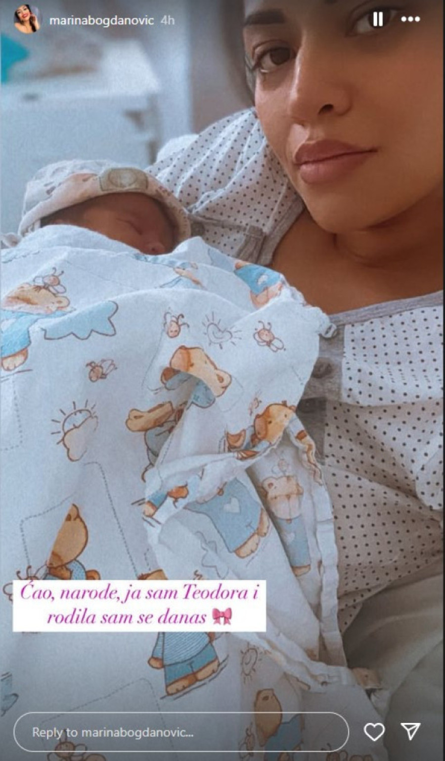 Porodila se zvezda "Granda": Objavila prvu fotografiju, pa otkrila kako se beba zove (FOTO)