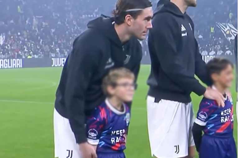 Vlahović dirnuo celu Italiju! Mališan se otopio, a i vi ćete! (VIDEO)