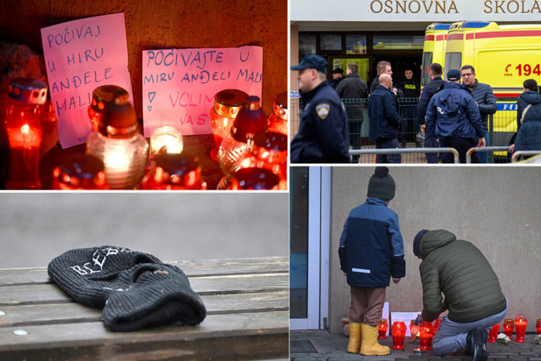 Jedno dete umrlo, 7 povređenih u napadu u zagrebačkoj školi! Jecaji i sveće u Prečkom, sutra Dan žalosti (FOTO/VIDEO)