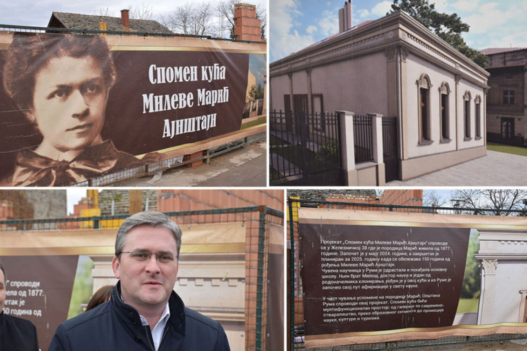 Vraćamo dug znamenitoj Srpkinji: Nikola Selaković obišao radove na obnovi Spomen-kuće Mileve Marić Ajnštajn (FOTO)
