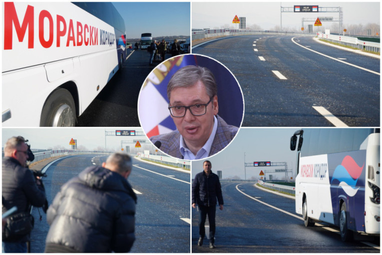 Najsavremeniji auto-put! Predsednik Vučić otvorio deo Moravskog koridora! (VIDEO)