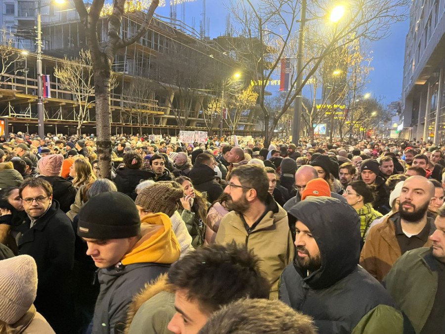 Završen politički skup u Beogradu: Sada je sve jasno, NATO opozicija ima samo jedan cilj - rušenje predsednika Vučića (FOTO/VIDEO)