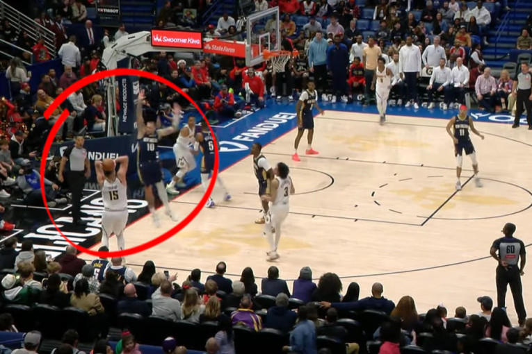 Neverovatna trojka Jokića pokrenula Denver: Pogledajte Nikolin potez o kojem bruji NBA liga! (VIDEO)