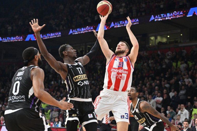 Zvezda je pobedila Partizan, u vrhu se "zakuvalo": Ovako izgleda najnovija tabela AdmiralBet ABA lige (FOTO)