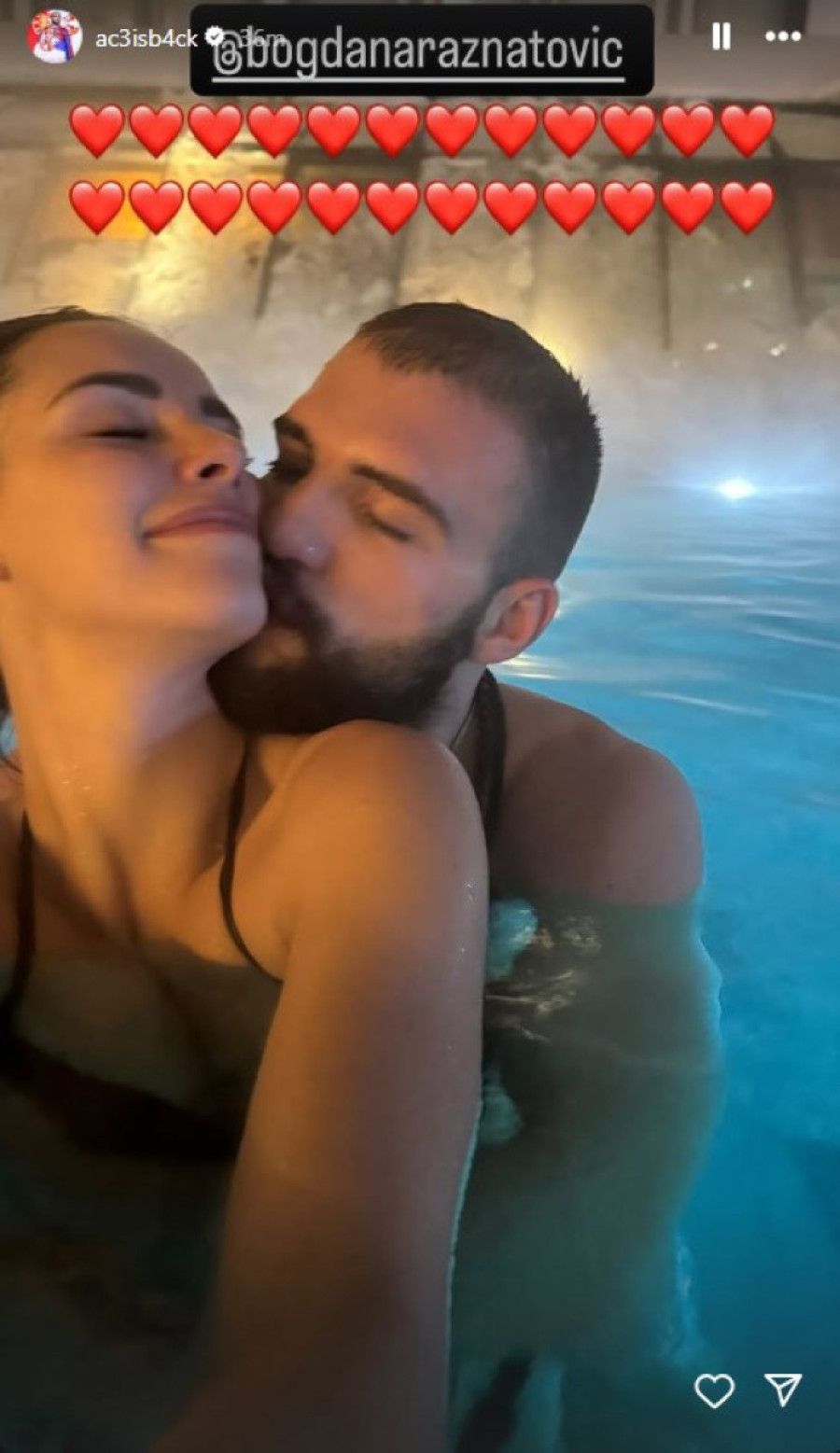 Veljko Ražnatović u nesvakidašnjem izdanju: Bogdana ga fotografisala kad se nije nadao (FOTO)