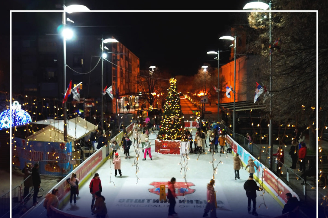 Zimske čarolije: Otvoreno klizalište u Inđiji