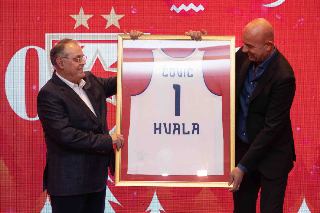 Čović uveličao Zvezdin novogodišnji koktel: Osvojili smo 25 trofeja časno i regularno (VIDEO)