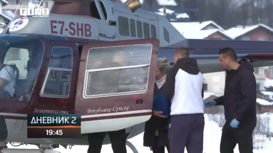 Velika akcija helikoptera Republike Srpske: Spasili na desetine ljudi iz zavejanih mesta, dostavljali im i hranu