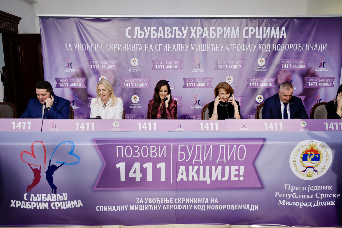 Tamara Vučić u Banjaluci na donatorskoj večeri za lečenje SMA: Važan skrining novorođenčadi na ovu opaku bolest!