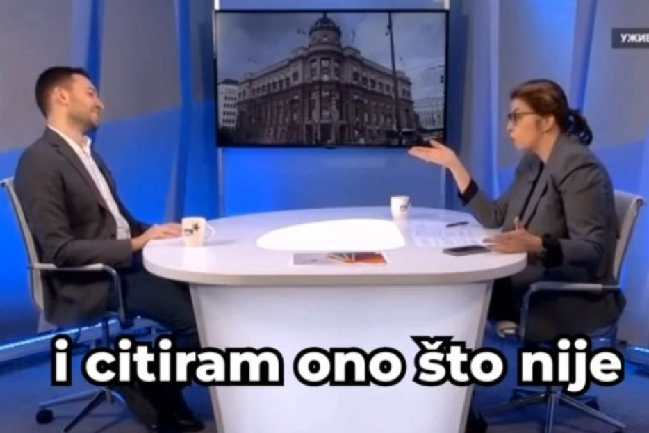 Pavle Grbović ne zna šta ga je snašlo! Voditeljka ga preslišala o prelaznoj vladi: Šta očekujete vi sa podrškom od jedan i po posto? (VIDEO)