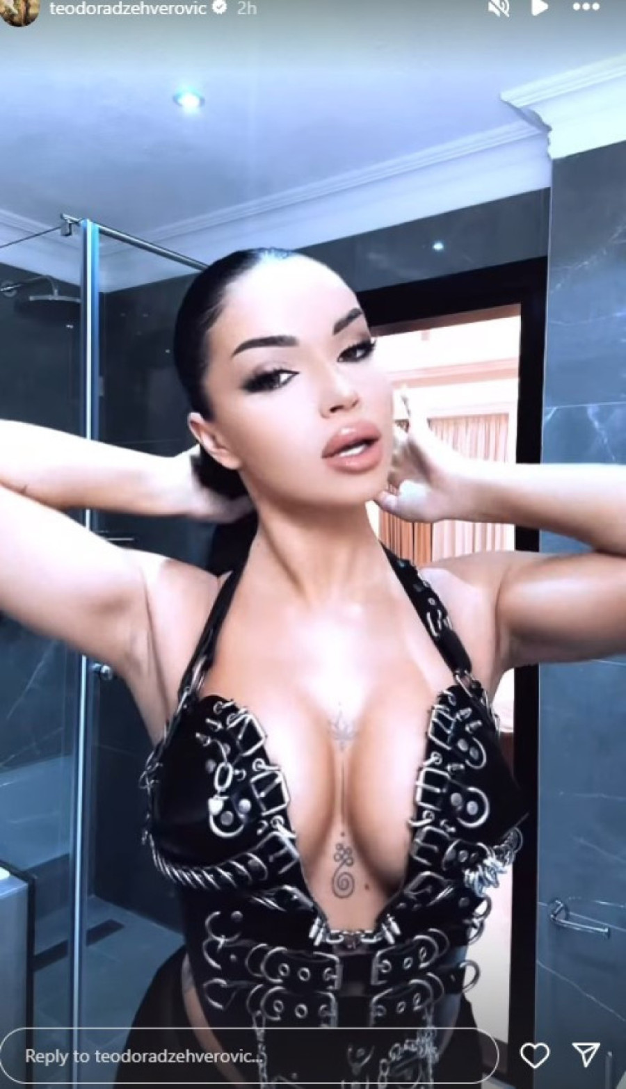 Teodora Džehverović pokazala perfektno izvajanu zadnjicu! Sve pršti (FOTO)