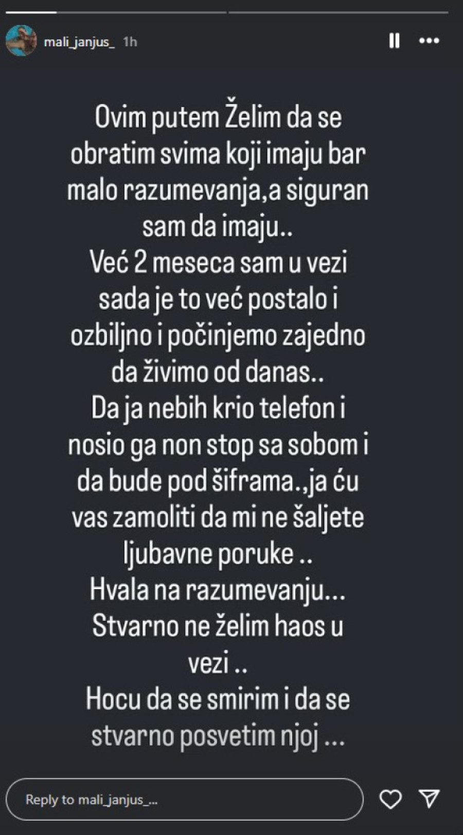 Janjuš uplovio u ozbiljnu vezu! Ljubav traje već puna dva meseca, sada je rešio da odnos podigne na viši nivo