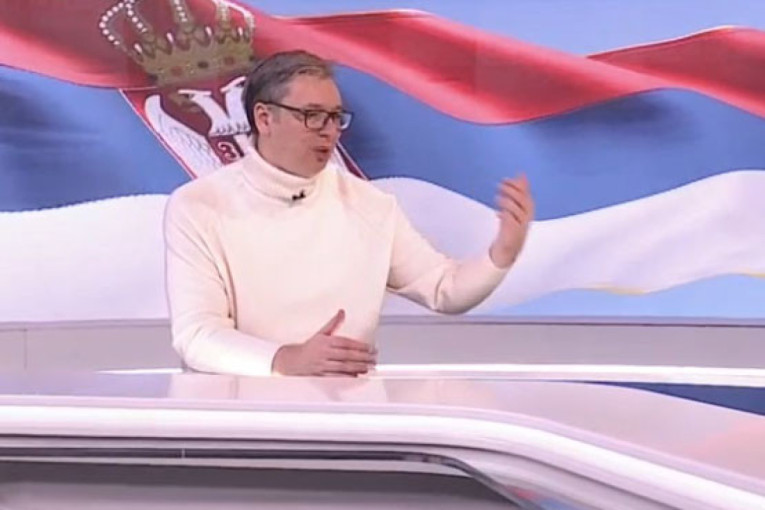 Predsednik Vučić:"Srbija mi je sve, za nju se borim i za nju živim"