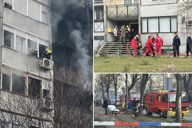 Haos zbog požara u centru Čačka! Vatra stavljena pod kontrolu, žena hitno prebačena u bolnicu (FOTO/VIDEO)