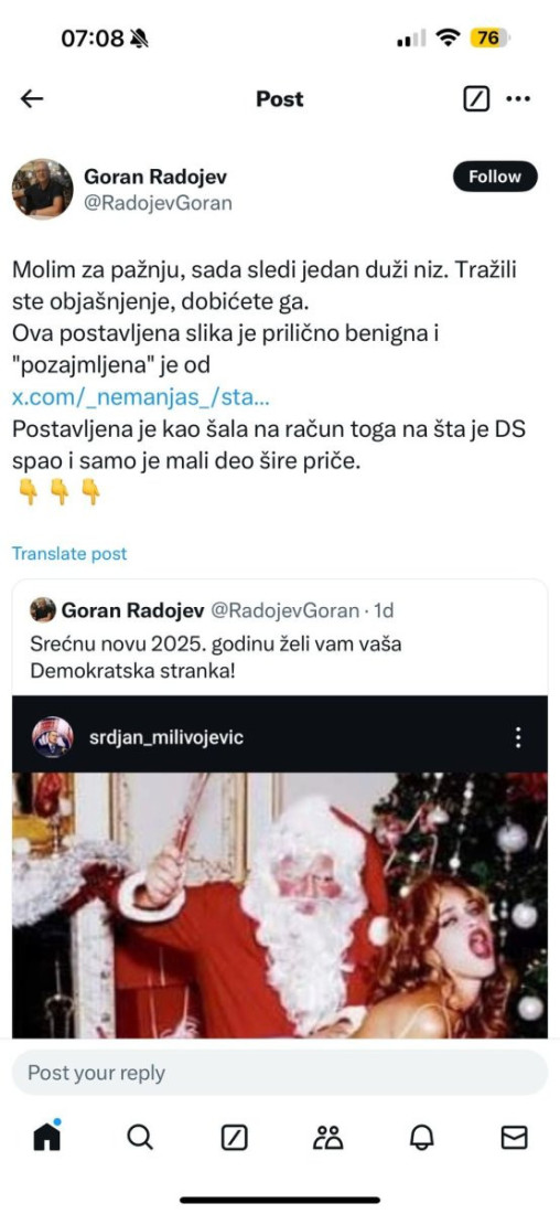 Ko upravlja Demokratskom strankom?! Raskrinkan Milivojević: On je patološki lažov i vulgarni tip! (FOTO)