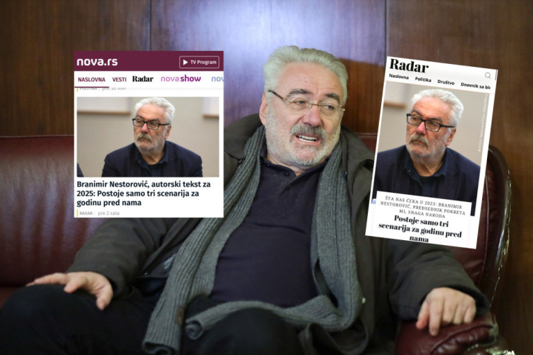 Novi miljenik antisrpskih medija - Šolakovci dižu u nebo Nestorovića i objavljuju njegov intervju! (FOTO)