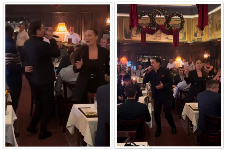 Igor Kojić uživa sa 15 godina mlađom suprugom, dok im Keba peva na uvce: Razmenjuju nežnosti pred svima