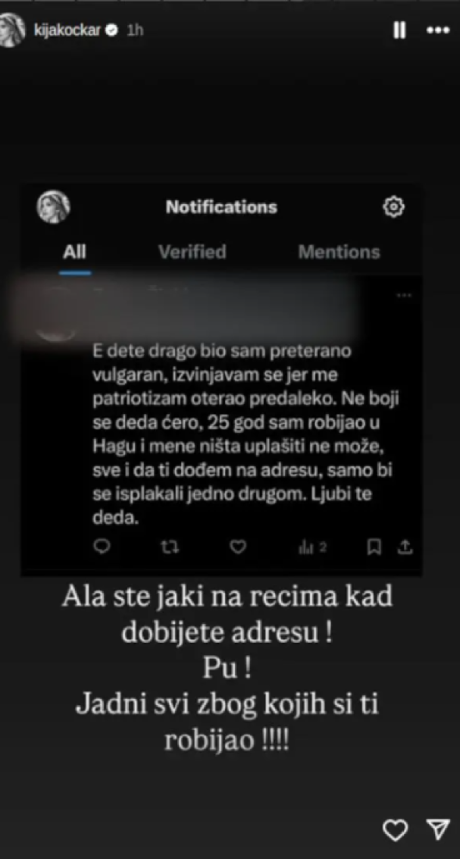 Kija Kockar dobila gnusne uvrede na Badnje veče! Preživela dramu sa nepoznatim muškarcem: "Robijao sam u Hagu!"