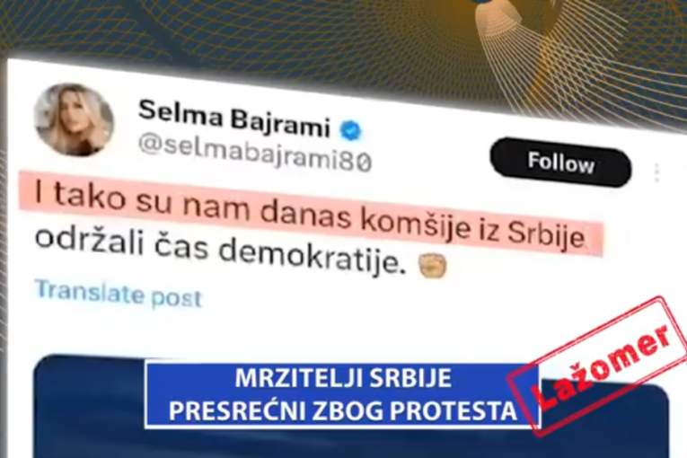 Lažomer: Mrzitelji Srbije presrećni zbog protesta (VIDEO)