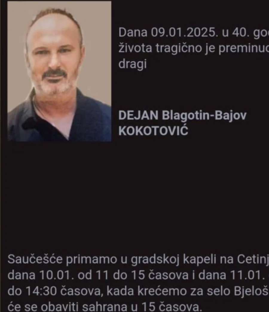 "Kroz kakve muke prođe Božiji čoveče!" Bližnji se opraštaju od Dejana Kokotovića – "Pazićemo ti divnu dečicu