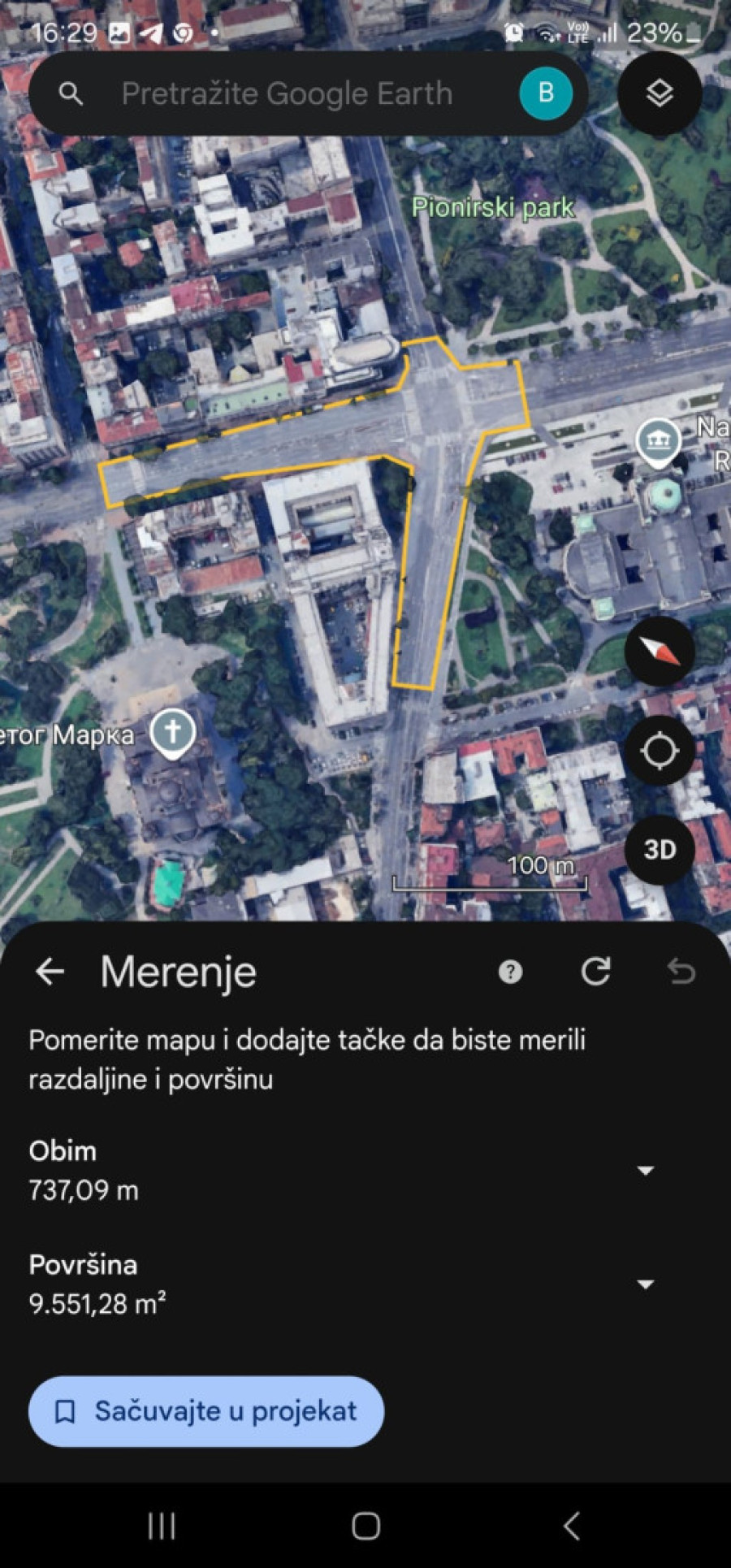 Fotografija iz drona sve dokazuje! Duplo manje okupljenih na današnjem protestu nego na Slaviji (FOTO)