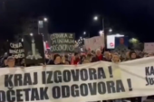 U Podgorici održan protest povodom tragedije na Cetinju (VIDEO)