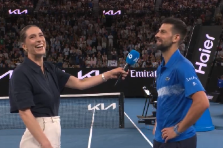 "I ti imaš srpsko poreklo": Novak maestralno "riternirao" Andrei na pitanje o Srbiji (VIDEO)
