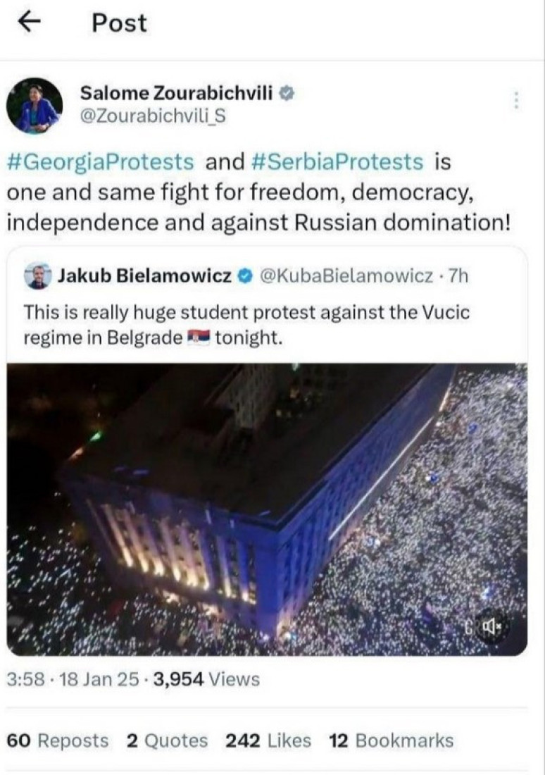 Vučić i Srbija pod napadom! Predsednik na udaru stranih sila koje žele da smene vlast: Iza protesta stoje isti ljudi koji ruše i Gruziju