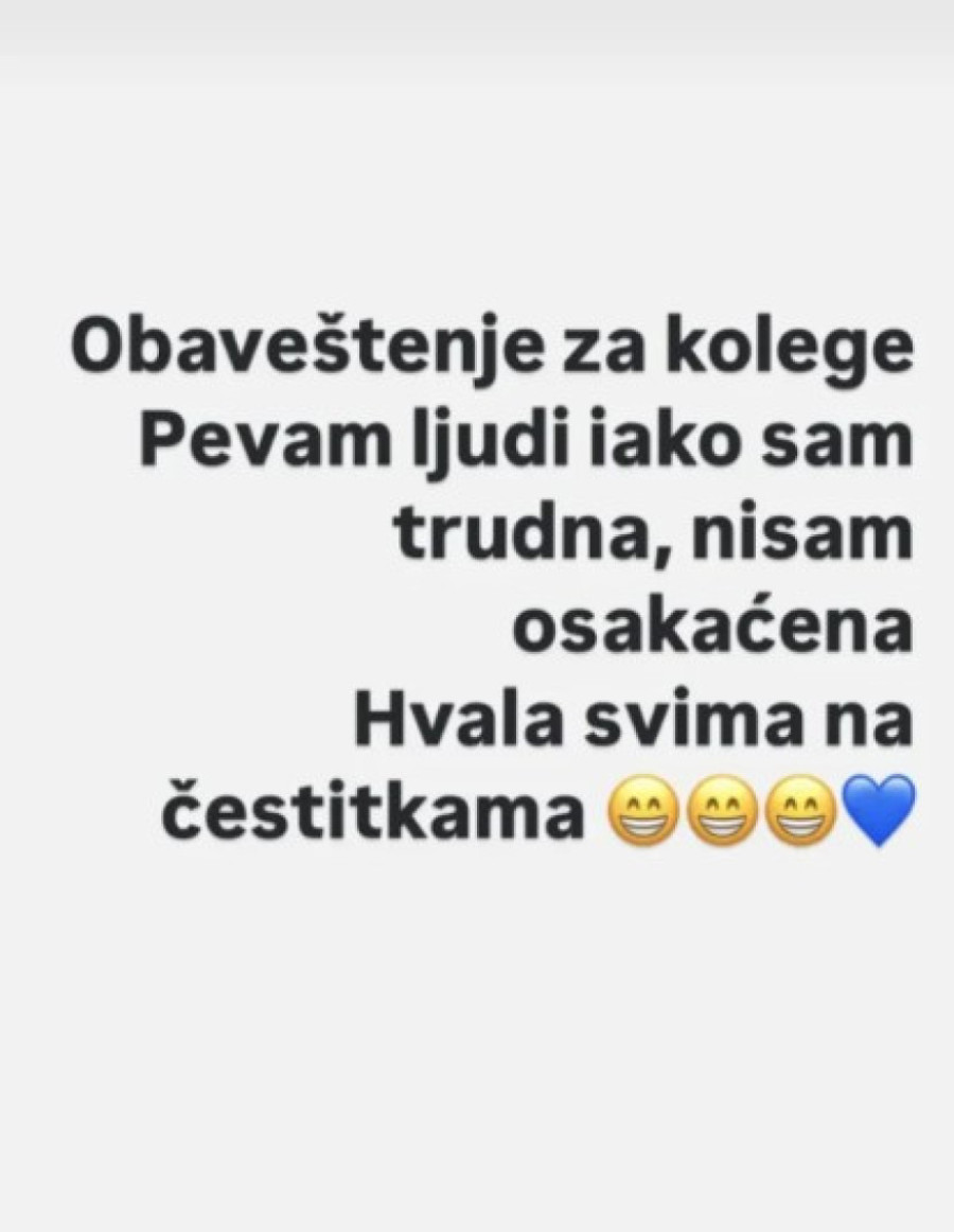 Trudna zvezda "Granda": Krila od svih da je u drugom stanju, pa sve iznenadila stomakom do zuba!