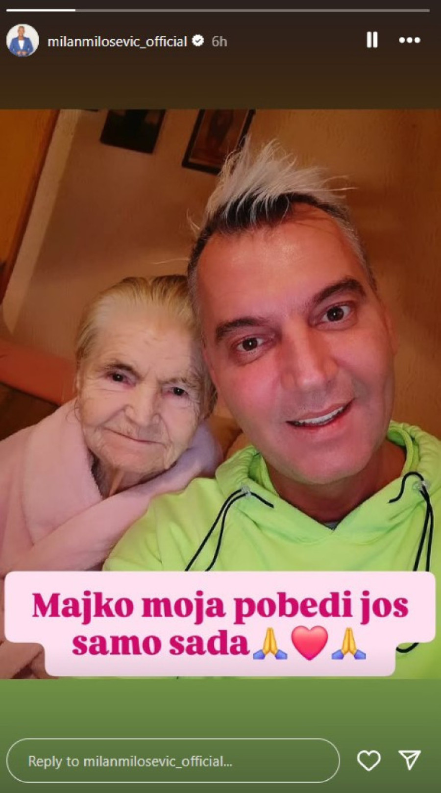 "Do skoro me nije prepoznavala!" Ispovest Milana Miloševića o majci: Prošao sam pakao!