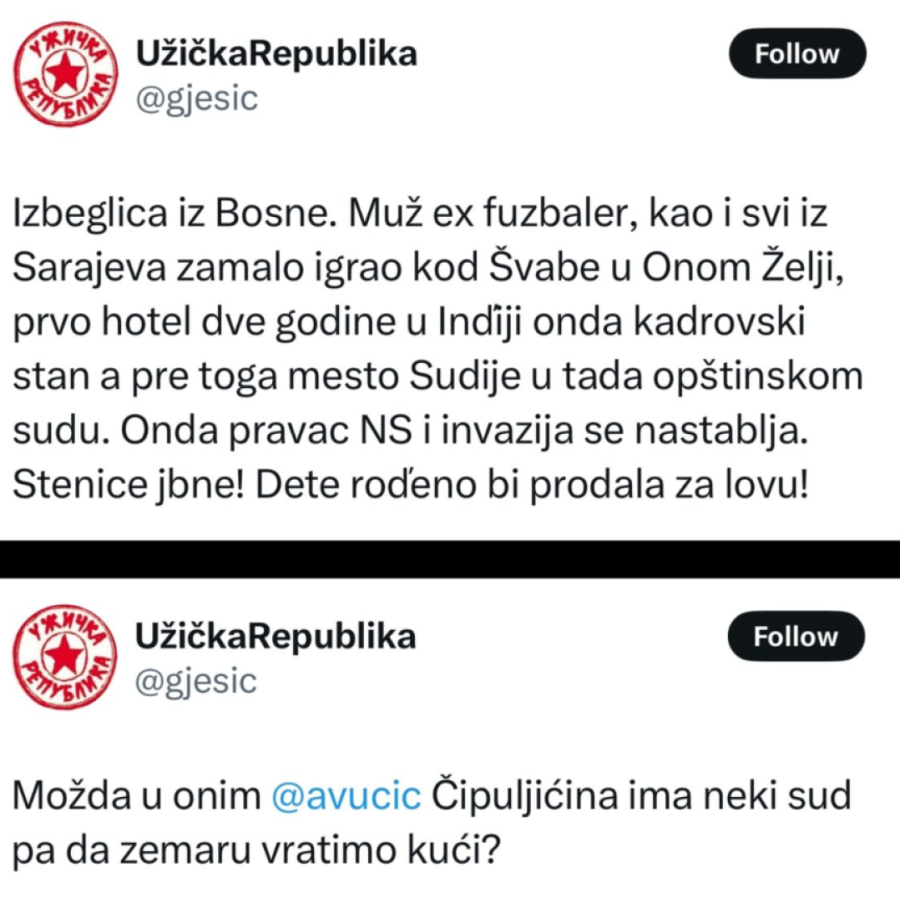 Fašista Ješić udario na Srbe iz Republike Srpske! "Izbeglice, proteraćemo vas" (FOTO)