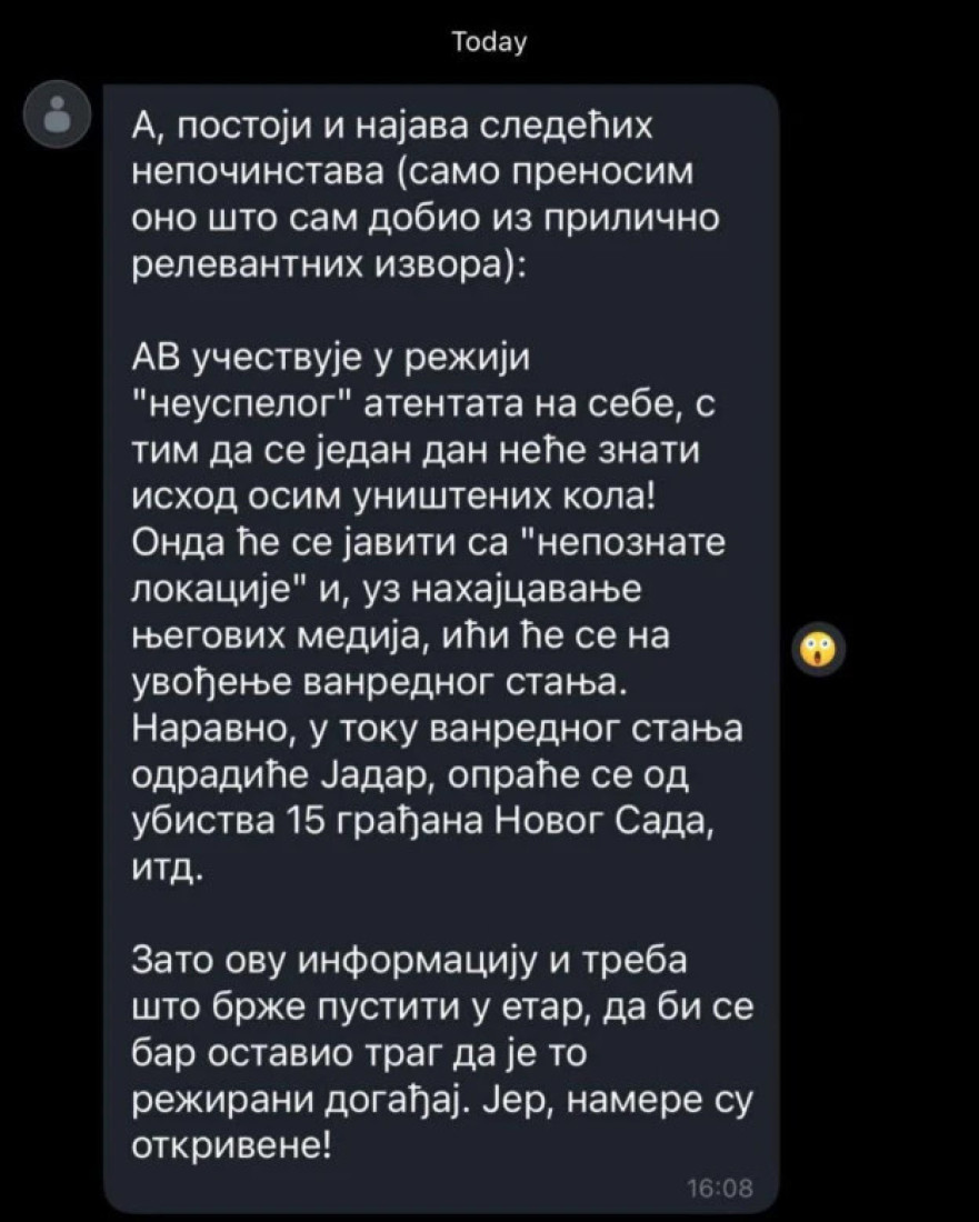Razotkrivena tajna zavera! Opozicija isplanirala inscenirane incidente da za njih optuži vlast