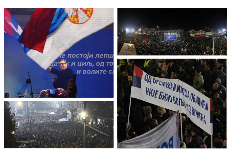 Veliki skup u Jagodini! Moćna poruka predsednika Vučića: Ne damo Srbiju! (FOTO/VIDEO)